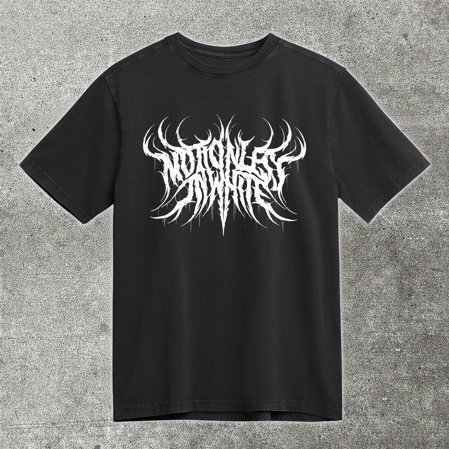 Motionless In White Dark Metal Logo T-Shirt Metal Fan Gear Concert Merch Best Gift For MIW Fans