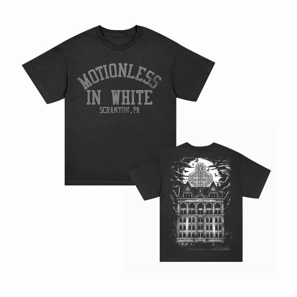 Motionless In White Merch Afraid Of The Dark T-Shirt First Father's Day Gift