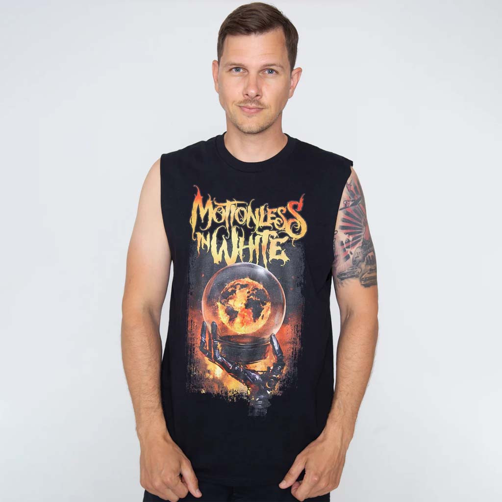 Motionless In White Merch Glass Sphere Muscle Tank Motionless In White Apparel Son Gifts-1