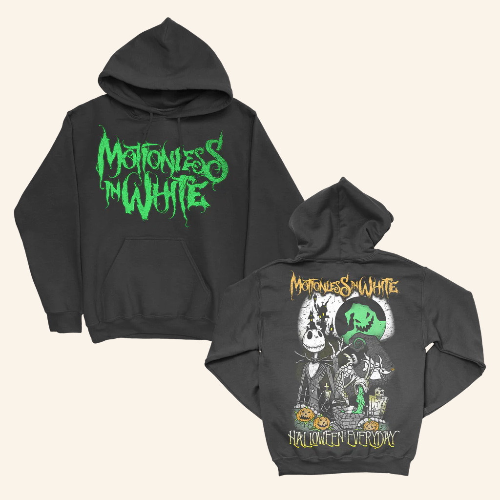Motionless In White Merch Halloween Everyday Oogie Hoodie Birthday Gift For Husband