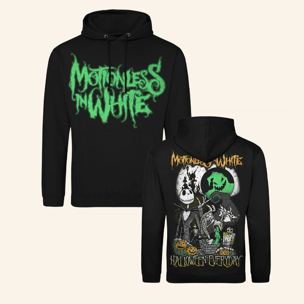 Motionless In White Merch Halloween Everyday Oogie Hoodie Gifts For Father