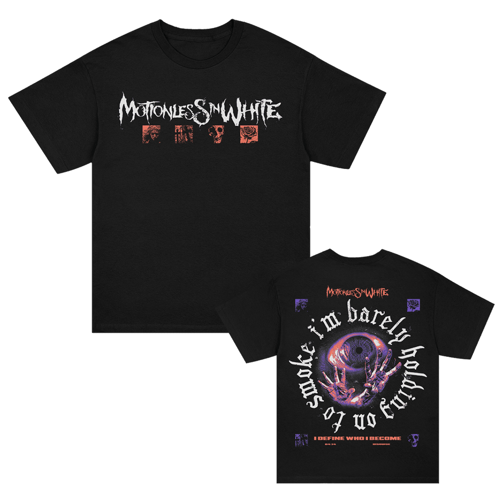 Motionless In White Merch Holding On To Smoke T-Shirt Father's Day Gift for Dad Motionless In White Merch Holding On To Smoke T-Shirt Father's Day Gift for Dad