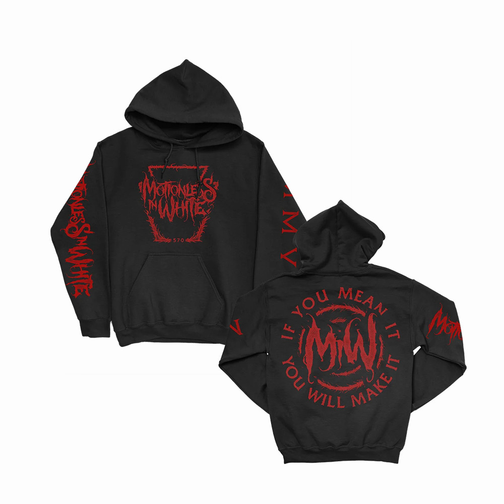 Motionless In White Merch Keystone MW Pullover Hoodie Gift For Loyalists