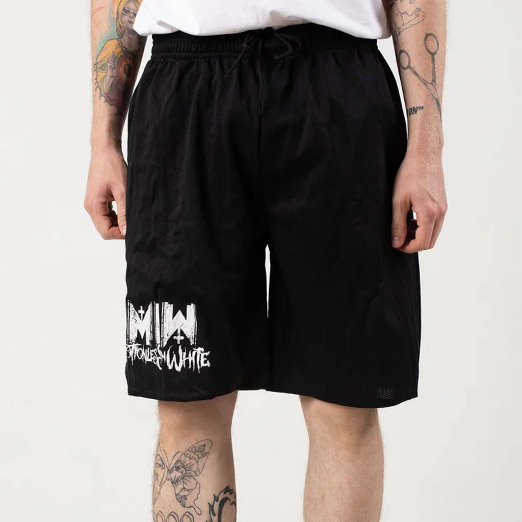 Motionless In White Merch MIW Crosses Shorts Motionless In White Apparel Gifts For Dad-1