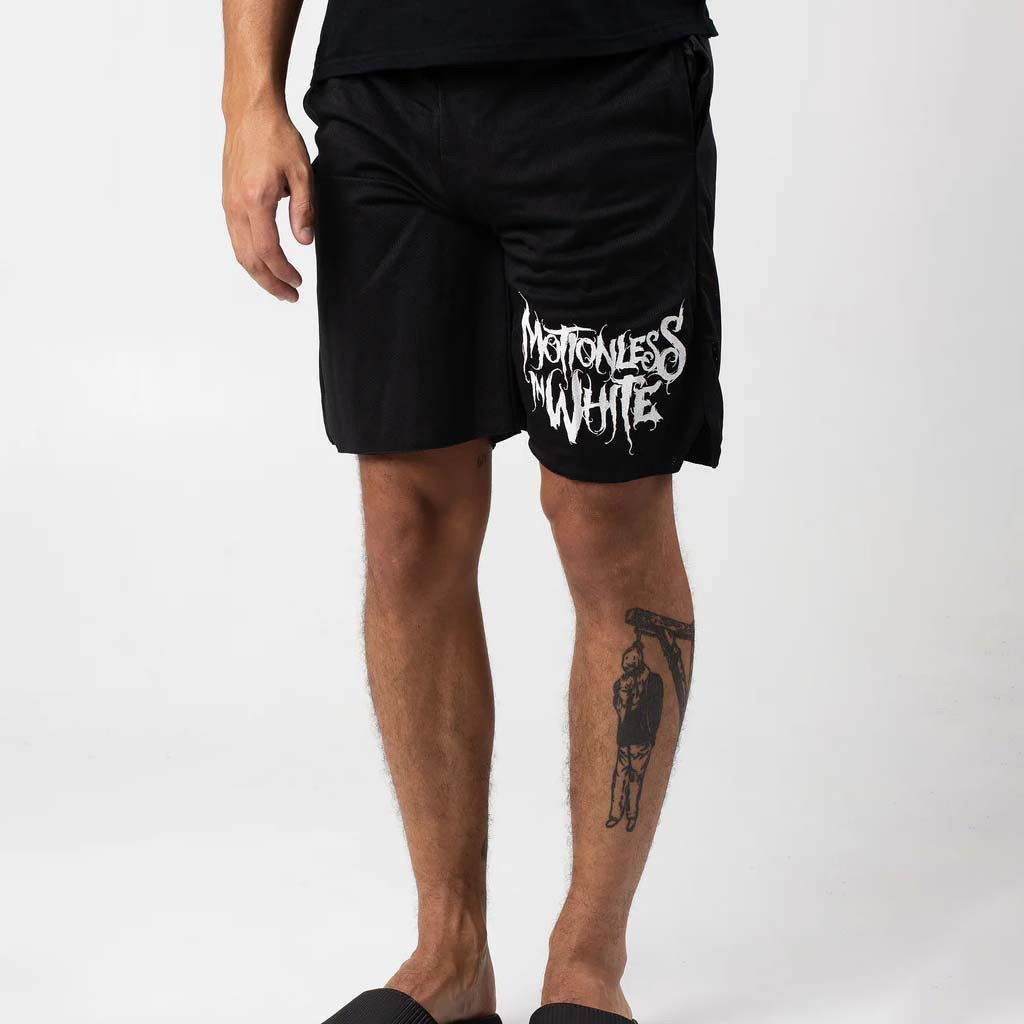 Motionless In White Merch MIW Logo Shorts Motionless In White Apparel Gifts For Him-1 Motionless In White Merch MIW Logo Shorts Motionless In White Apparel Gifts For Him-1