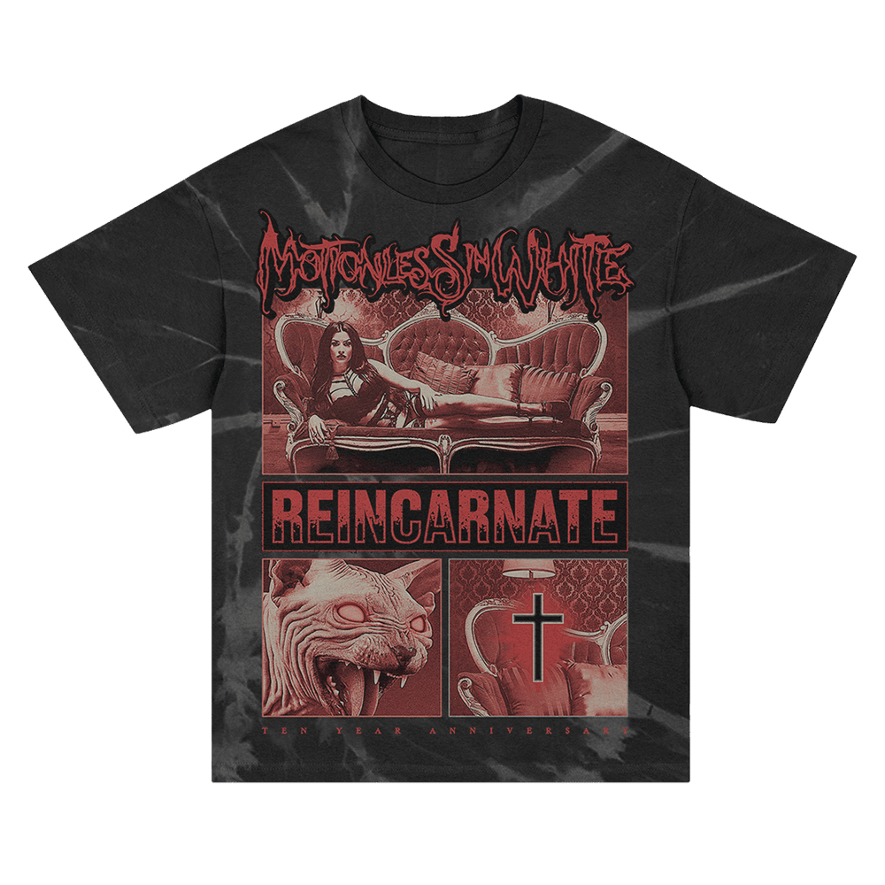 Motionless In White Merch Motionless In White Evil Eyes Reincarnate 10 Year Anniversary T-Shirt Motionless In White Merch Motionless In White Evil Eyes Reincarnate 10 Year Anniversary T-Shirt