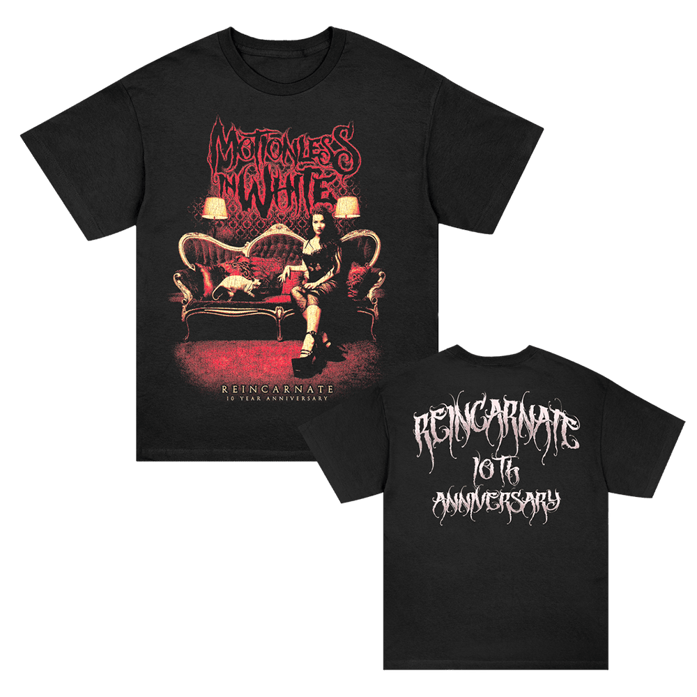 Motionless In White Merch Motionless In White Reincarnate 10 Year T-Shirt Gift Idea for Boyfriend Motionless In White Merch Motionless In White Reincarnate 10 Year T-Shirt Gift Idea for Boyfriend