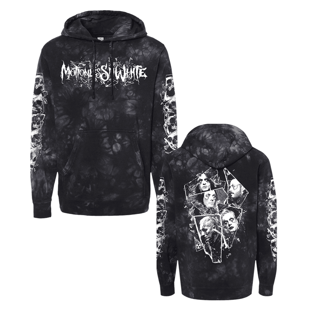 Motionless In White Merch Motionless In White Shattered Tie Dye Hoodie Unique Gift for Southern Men