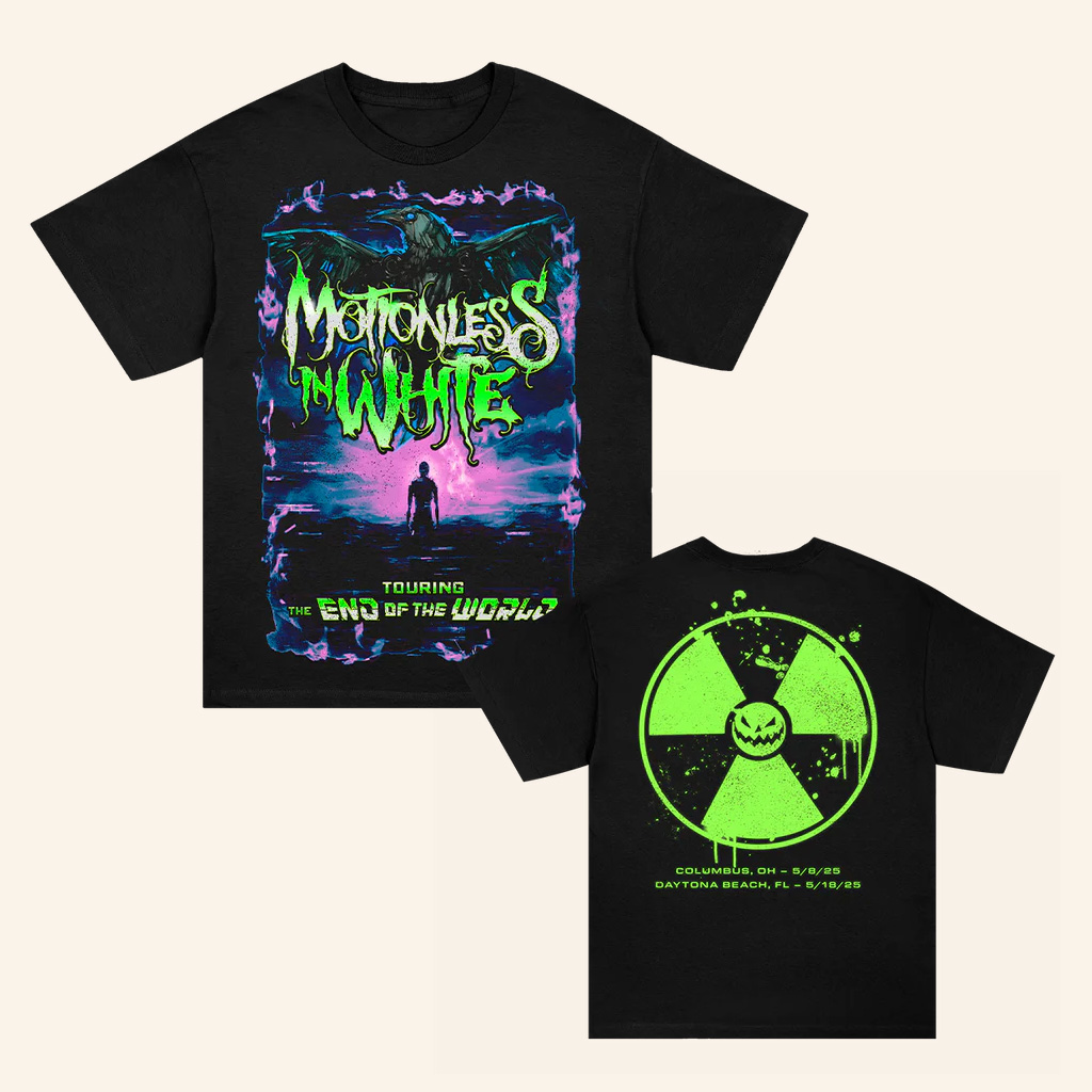 Motionless In White Merch Touring The End Of The World Sonic Temple Rockville T-Shirt Gifts
