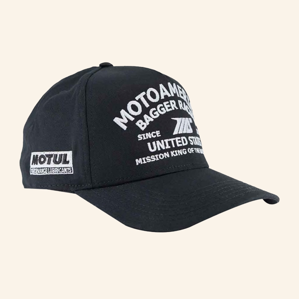 MotoAmerica Merch MotoAmerica Bagger Racing Embroidered Hat Husband Christmas Gift Ideas MotoAmerica Merch MotoAmerica Bagger Racing Embroidered Hat Husband Christmas Gift Ideas