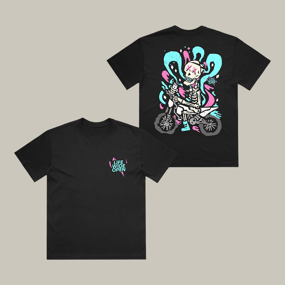 Motohead CboysTV T-Shirt Streetwear Life Wide Open Shirt Cool Gift For Husband Birthday