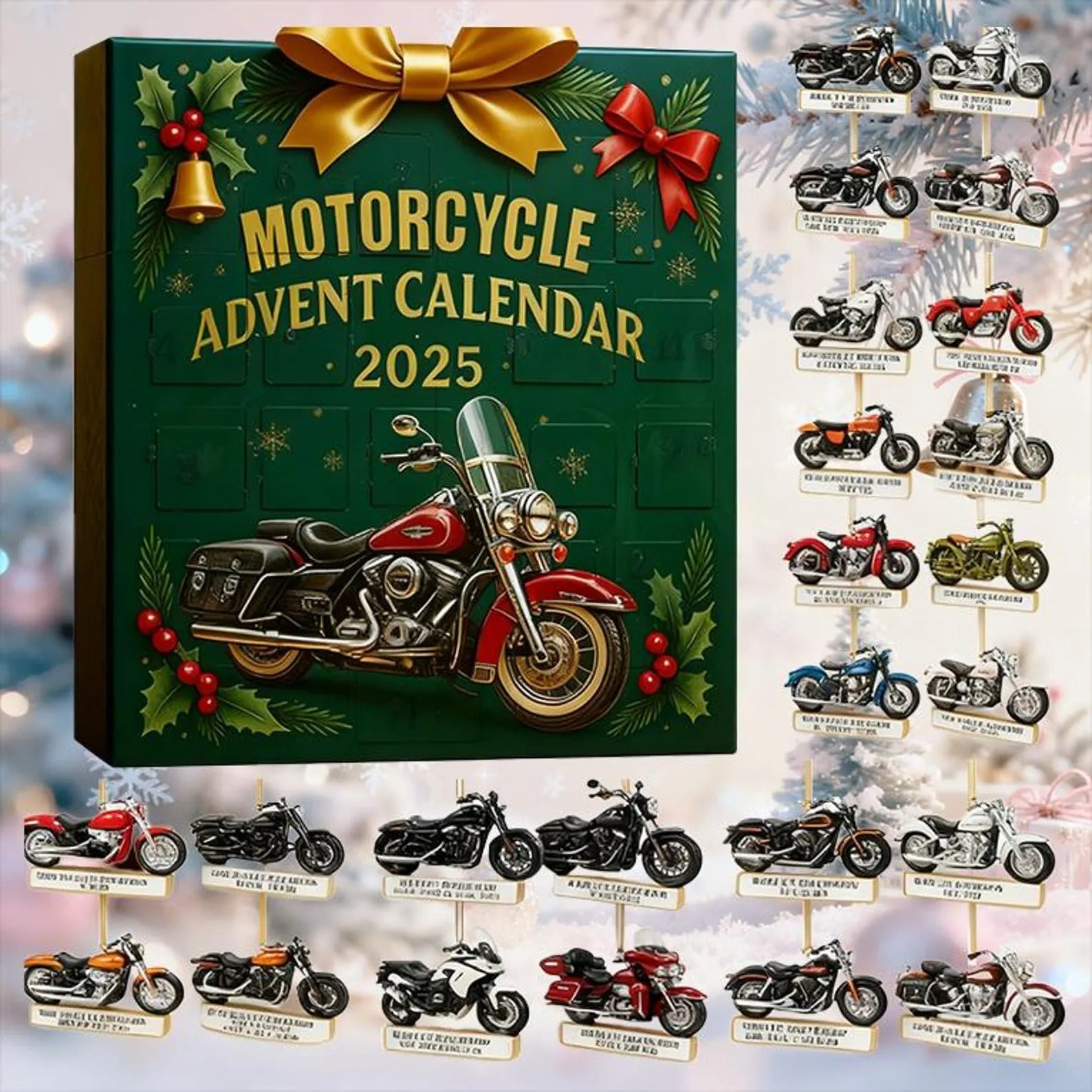 Motorcycle Advent Calendar 2025 24 Days Until Christmas Xmas Gifts For Boyfriend