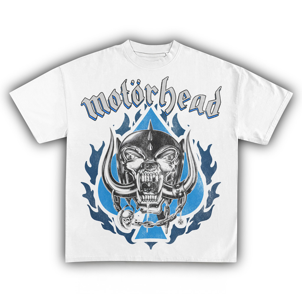 Motorhead Logo White T-Shirt Motorhead Merch Music Related Gifts For Guys Motorhead Logo White T-Shirt Motorhead Merch Music Related Gifts For Guys