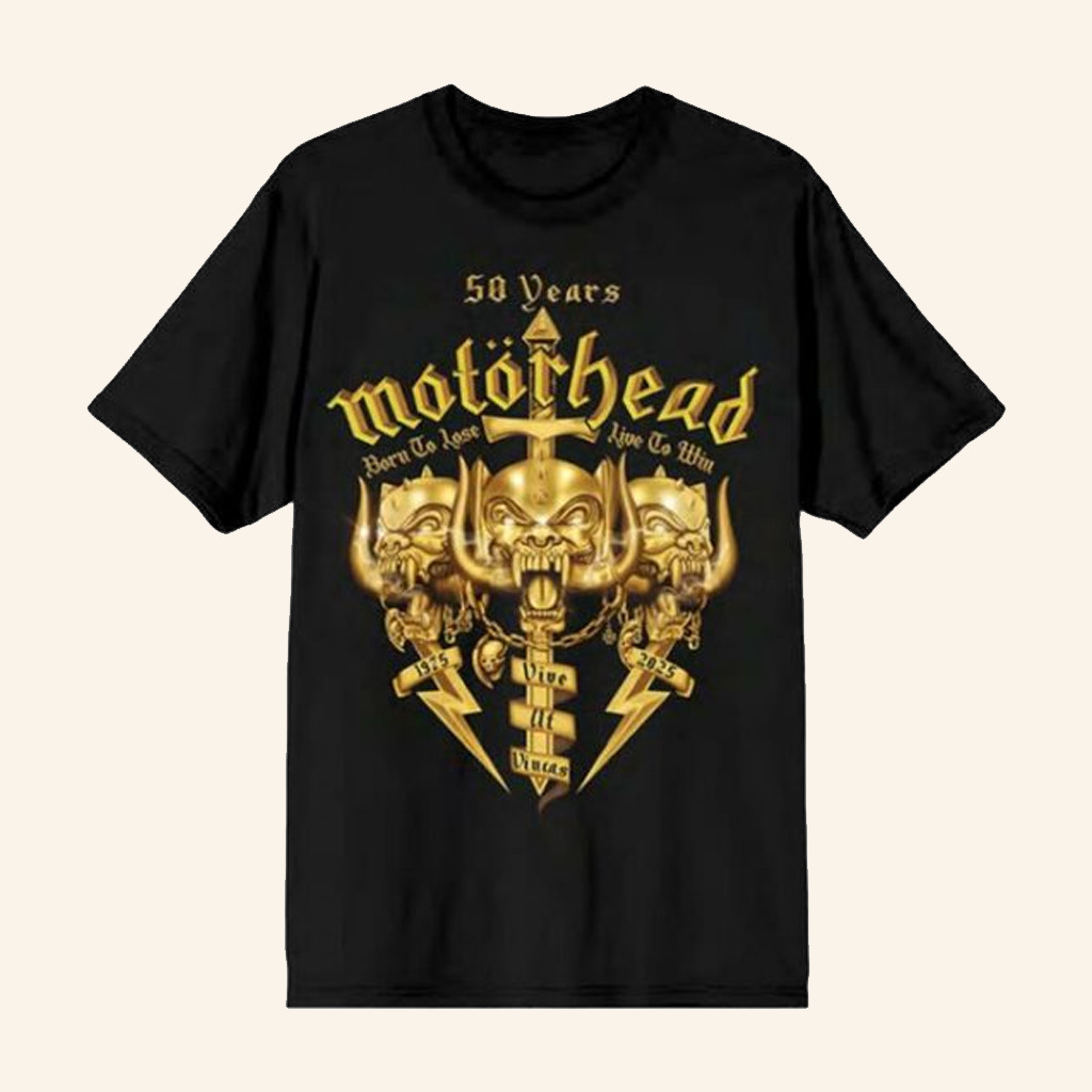 Motorhead Merch 50Th Anniversary T-Shirt Gifts For Rock Lovers Motorhead Merch 50Th Anniversary T-Shirt Gifts For Rock Lovers