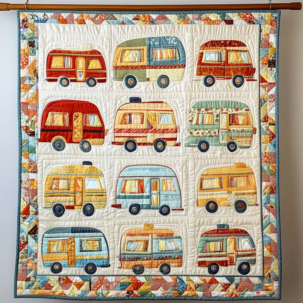 Mountain Air Quilted Blanket Unique Camping Gifts