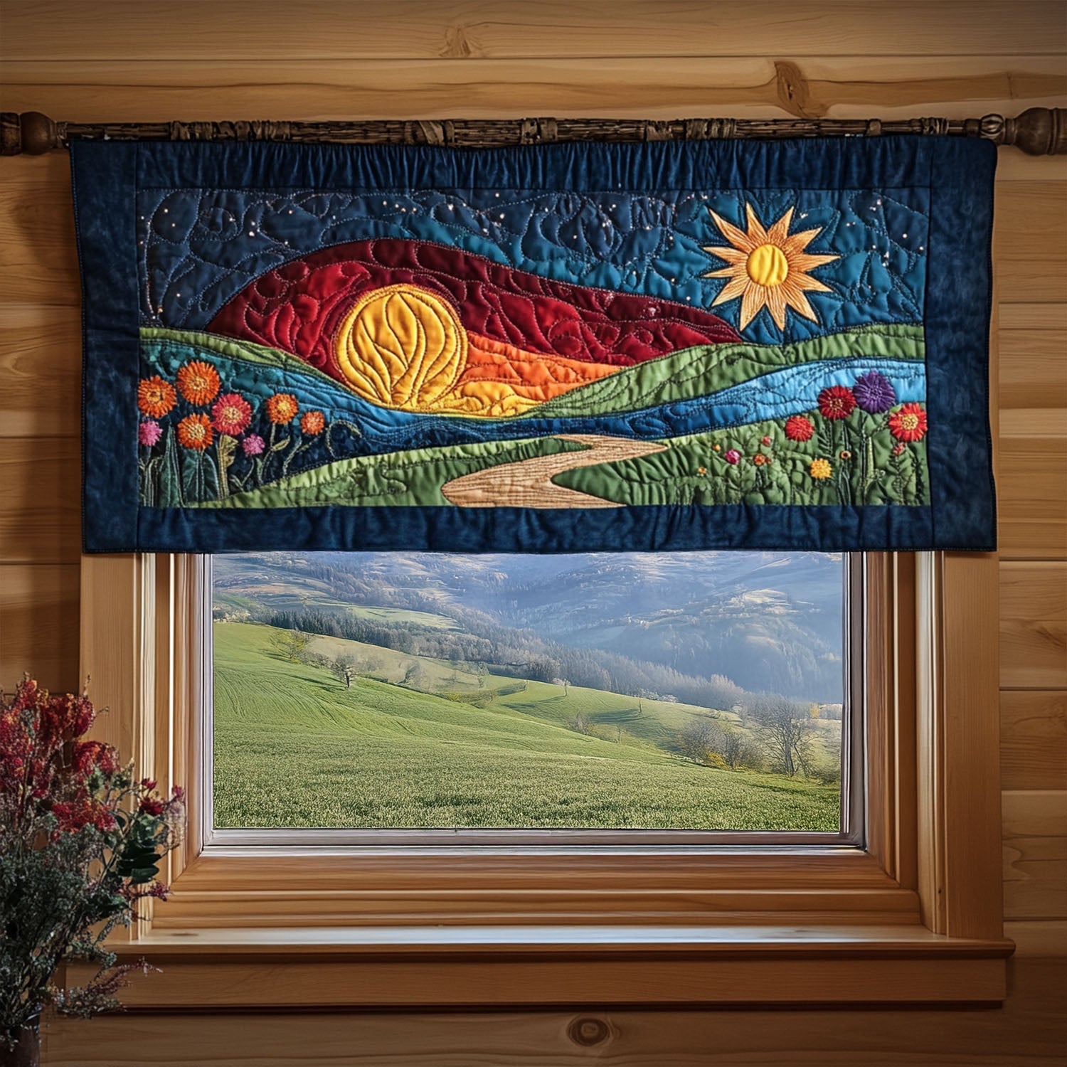 Mountain Hideaway Quilted Valance Entryway Christmas Decor Ideas Christmas Ideas For A Farmer