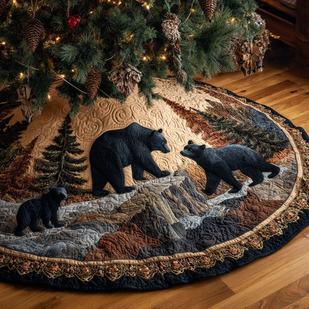 Mountain Kin Quilted Tree Skirt Xmas Decorations Presents For Wildlife Lovers