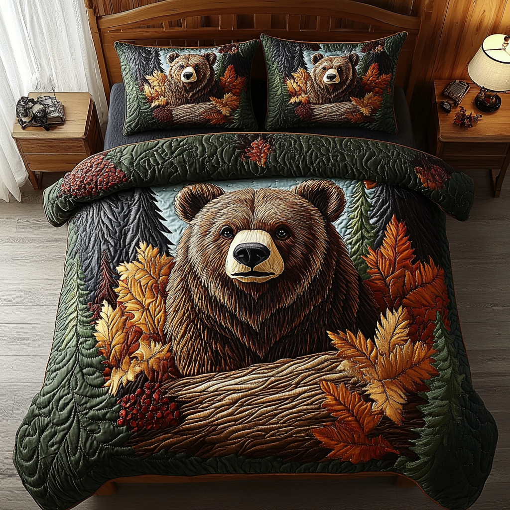 Mountain Majesty Quilted Bedding Set Soft Bedding Set That Makes a Great Christmas Gift