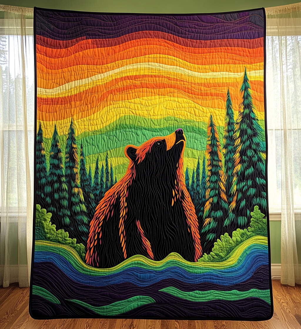 Mountain Majesty Quilted Blanket Native American Gifts