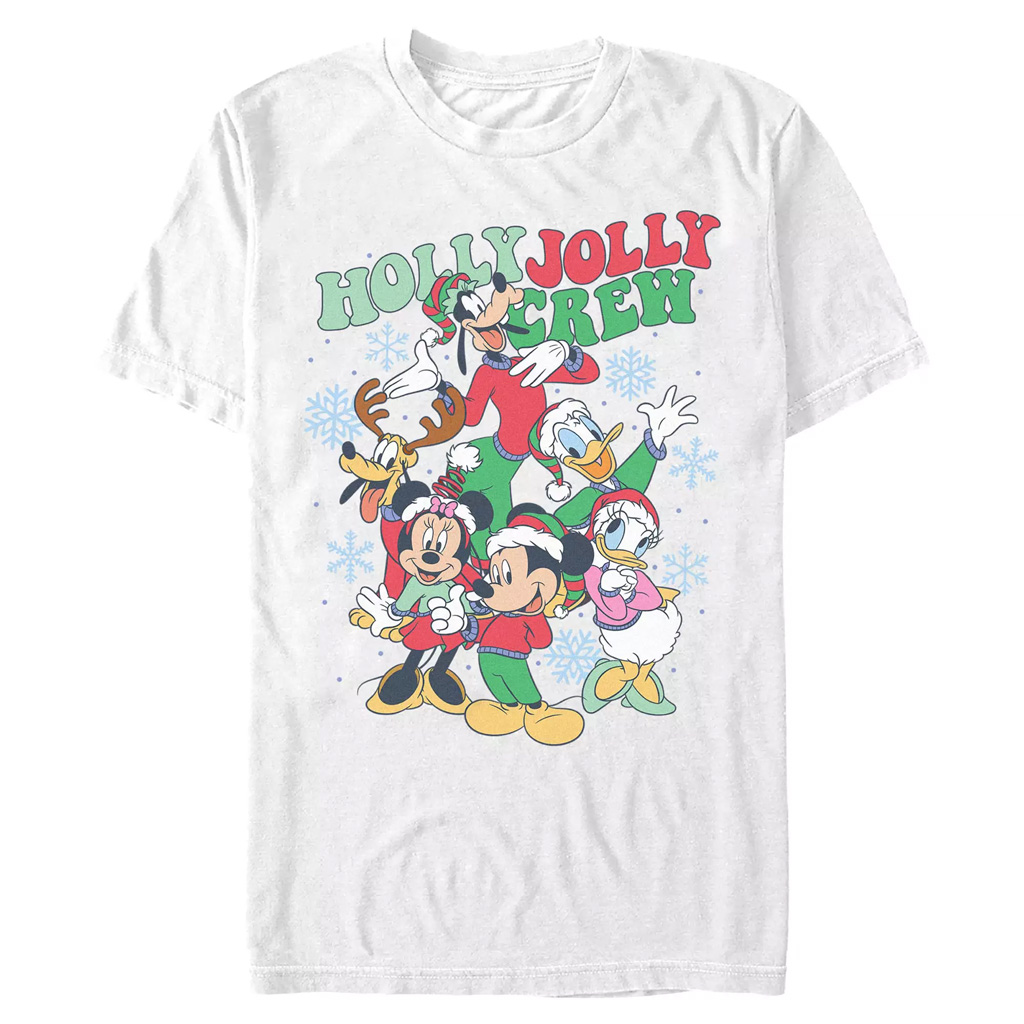 Mouse And Friends Holly Jolly Crew T-Shirt Xmas Gifts For Friends Mouse And Friends Holly Jolly Crew T-Shirt Xmas Gifts For Friends
