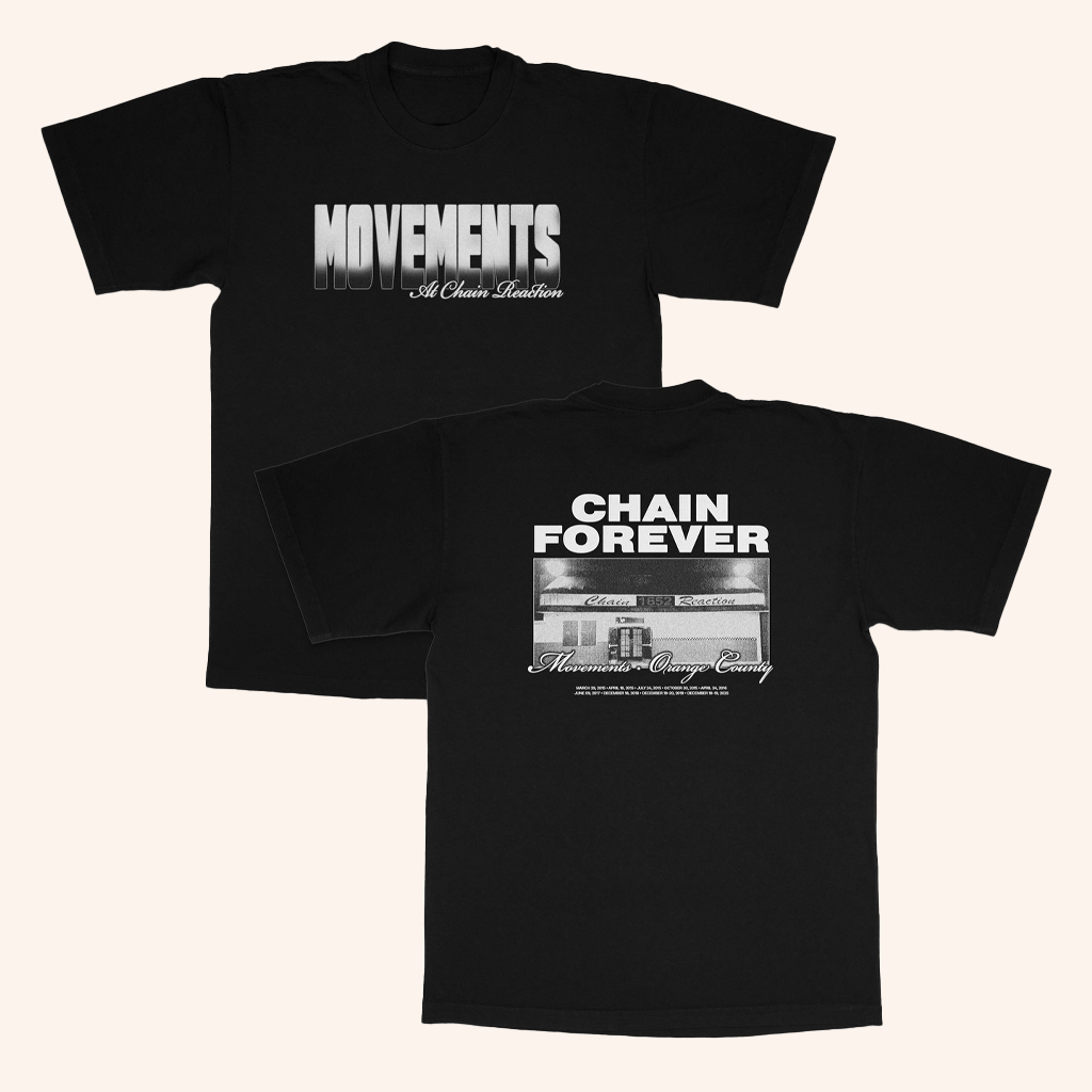 Movement Merch Chain Forever T-Shirt Black Gifts For Friends