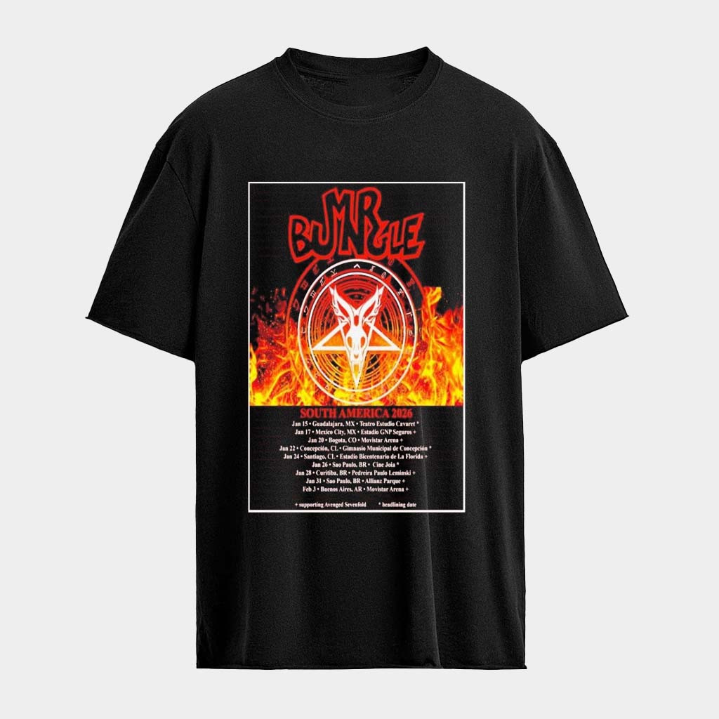 Mr Bungle South America 2026 Tour Dates T-Shirt Mr Bungle Merch Gifts For Rock Band Fans Mr Bungle South America 2026 Tour Dates T-Shirt Mr Bungle Merch Gifts For Rock Band Fans