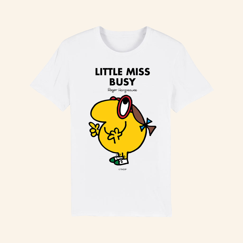 Mr Men And Little Miss Merch Little Miss Busy T-Shirt Best Gifts For Girlfriend