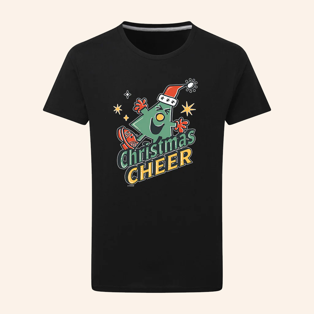 Mr Men Merch Christmas Cheer T-Shirt Best Holiday Apparel Xmas Gifts For Friends