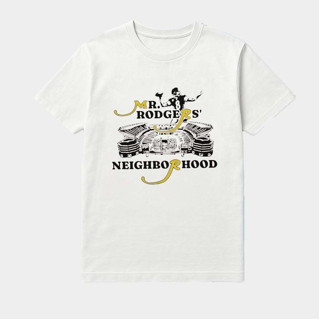 Mr Rodgers Neighborhood Pittsburgh Football Acrisure Stadium T-Shirt Gifts For Football Fan