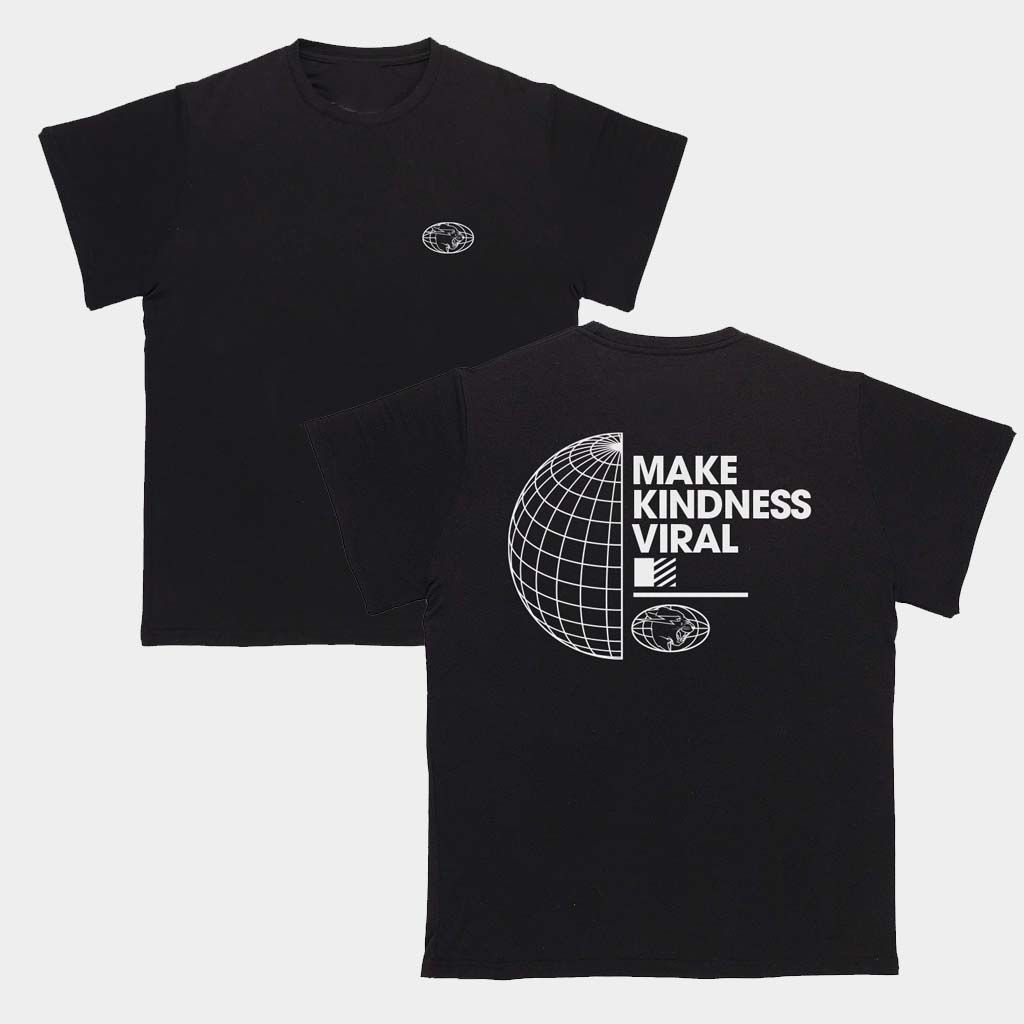 MrBeast Merch Stealth Globe T-Shirt Make Kindness Viral Shirt Gift Ideas For Husband