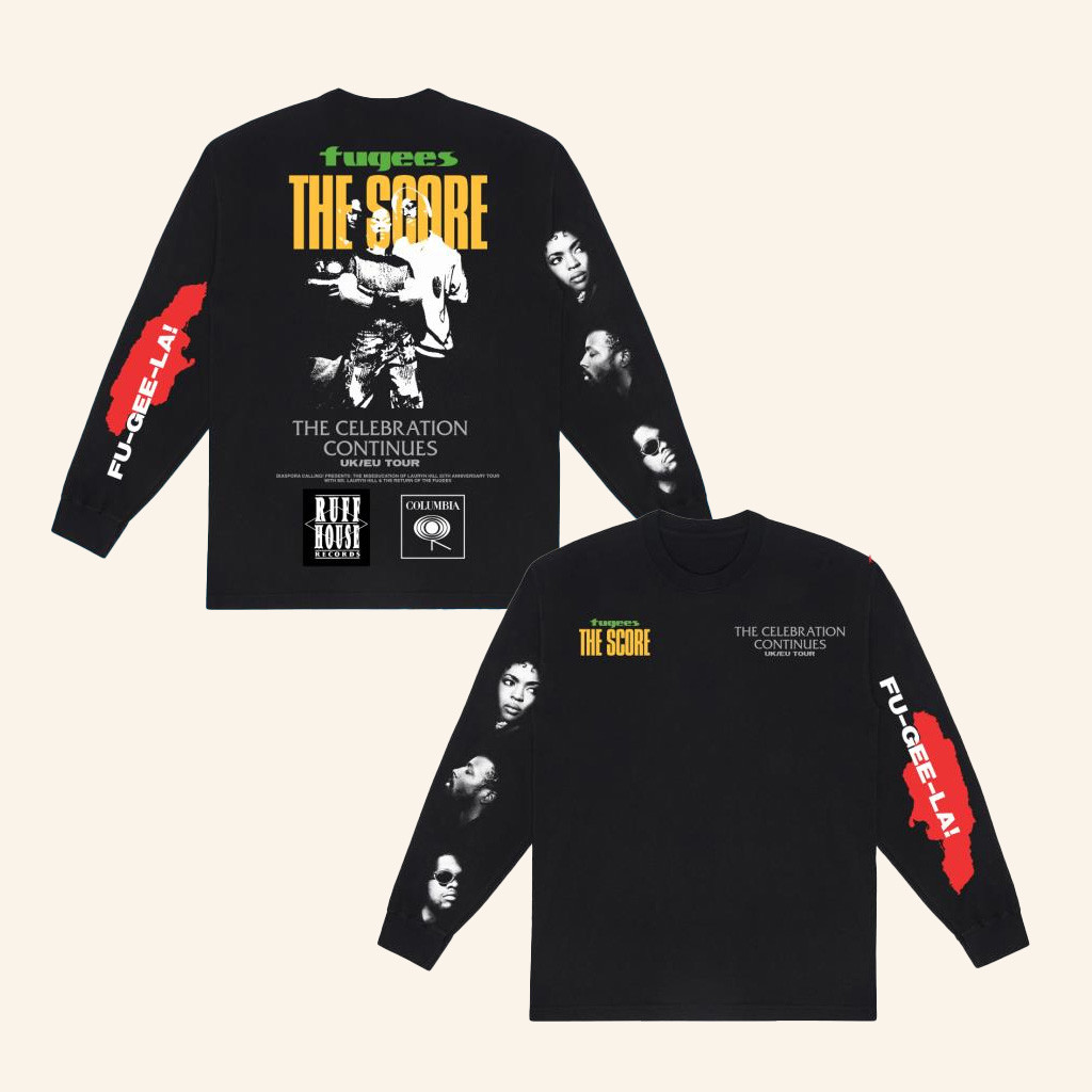 Ms Lauryn Hill Merch Fugees The Score Tour Long Sleeve Shirt Gifts For Music Lovers Ms Lauryn Hill Merch Fugees The Score Tour Long Sleeve Shirt Gifts For Music Lovers