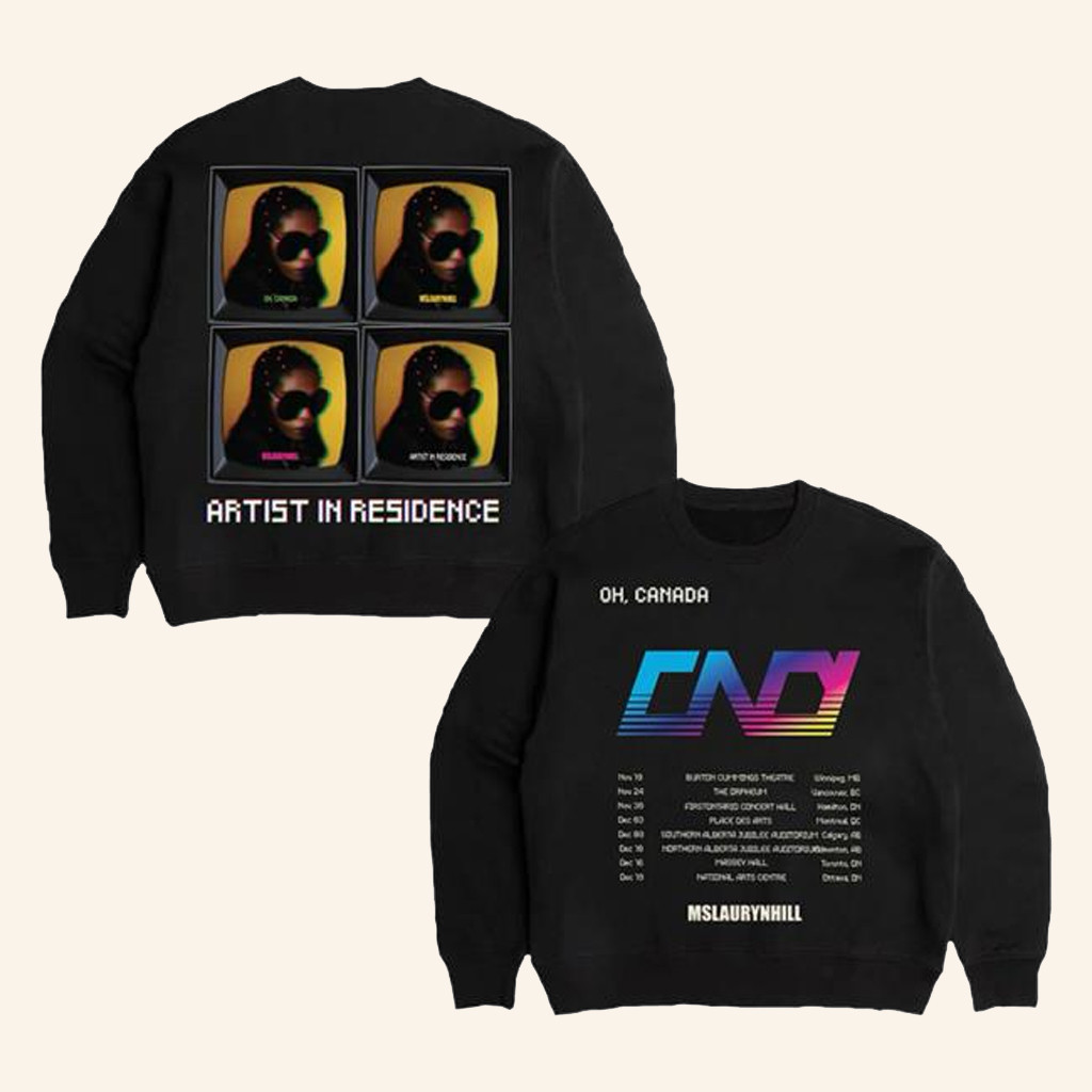 Ms Lauryn Hill Merch MLH CND Crewneck Sweatshirt Gifts For Rapper Fans