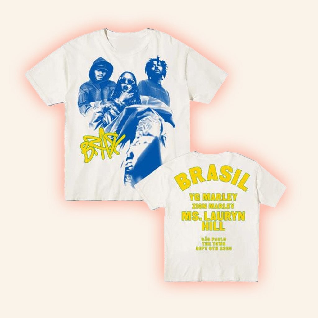 Ms Lauryn Hill Merch Trio White T-Shirt Gift Ideas For Music Lovers Ms Lauryn Hill Merch Trio White T-Shirt Gift Ideas For Music Lovers