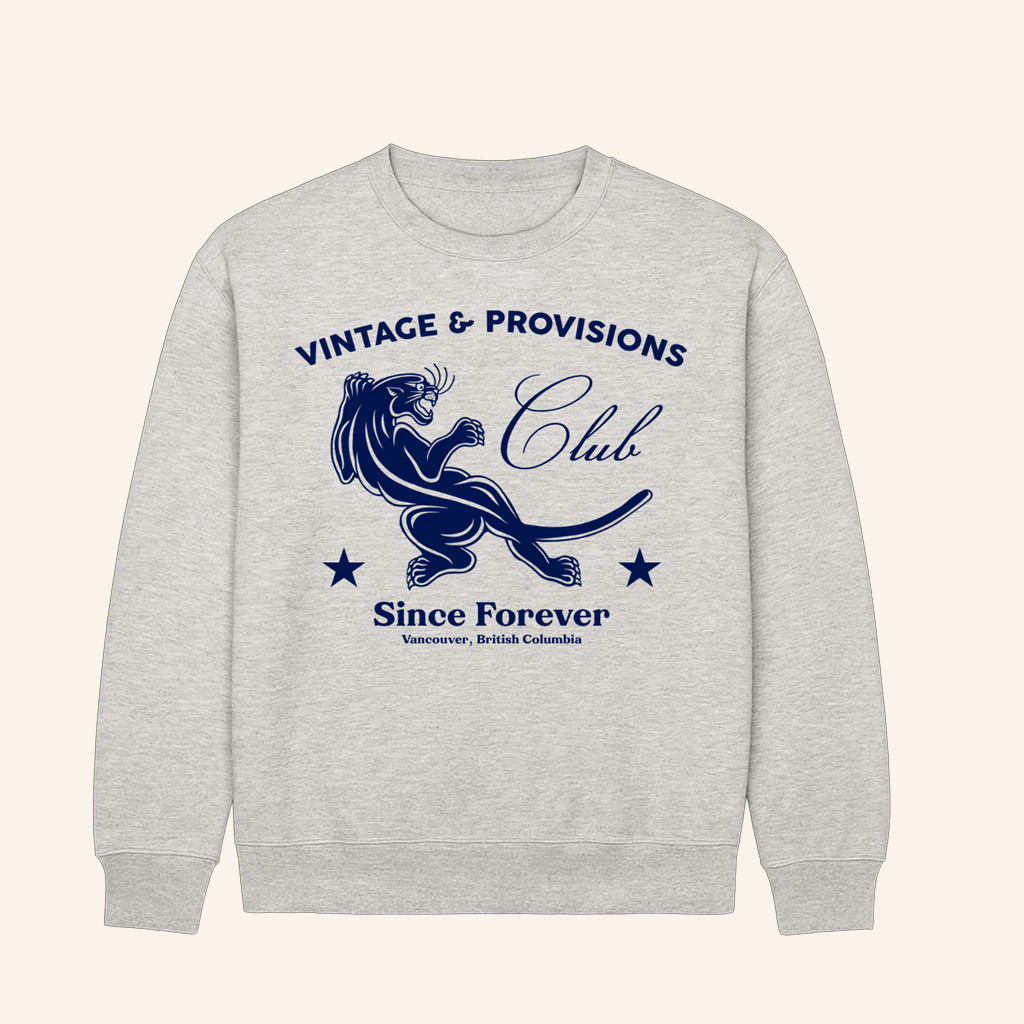 Mt Pleasant Merch Vintage And Provisions Club Crewneck Sweatshirt Christmas Ideas For Husband