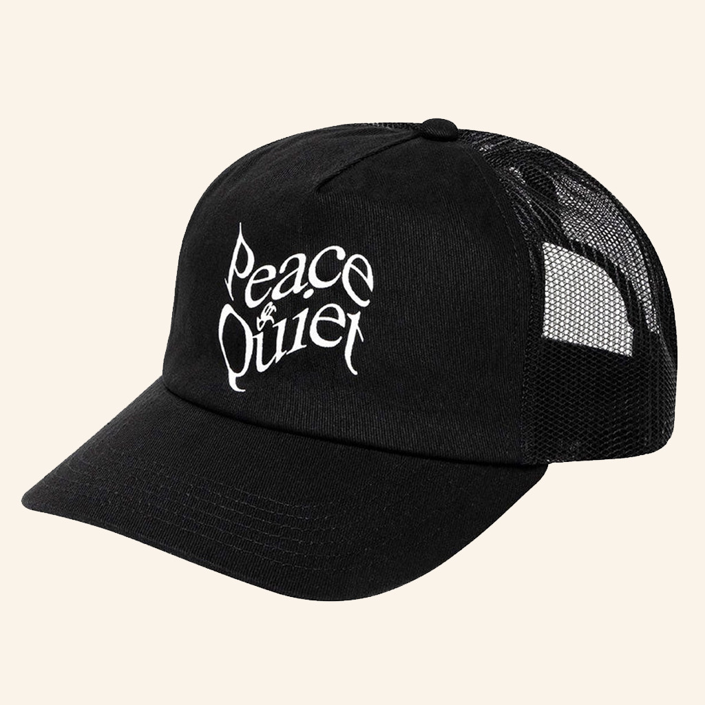 MTVTN Merch Museum Of Peace And Quiet Trucker Black Hat Embroidered Gifts For Him MTVTN Merch Museum Of Peace And Quiet Trucker Black Hat Embroidered Gifts For Him