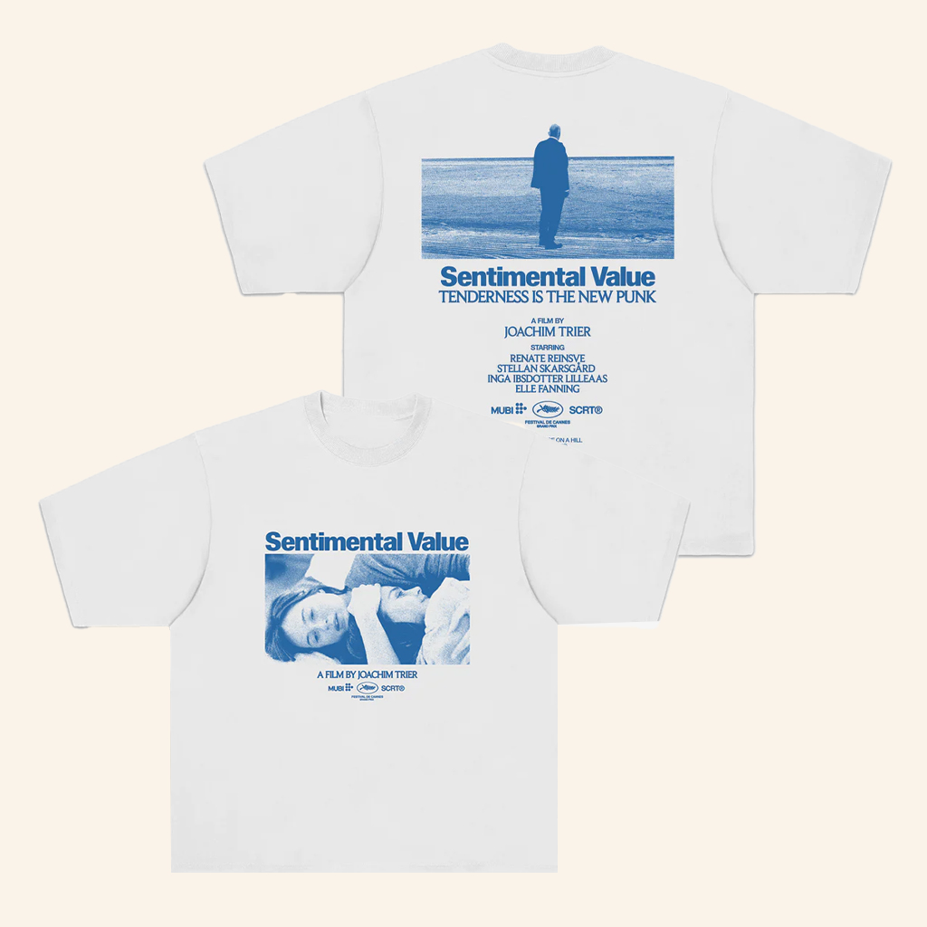 Mubi Merch Sentimental Value X SCRT T-Shirt Best Gifts For Film Lovers Mubi Merch Sentimental Value X SCRT T-Shirt Best Gifts For Film Lovers