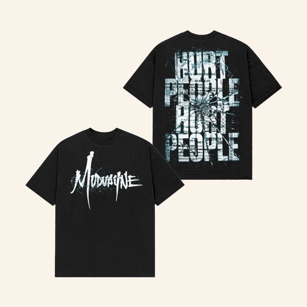 Mudvayne Merch Hurt People Hurt People T-Shirt Present For Husband