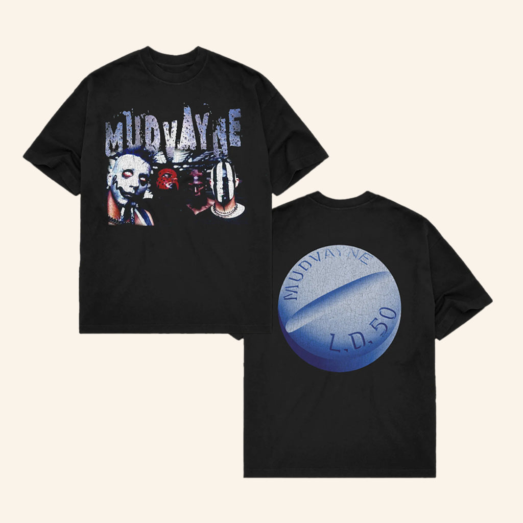 Mudvayne Merch Ld50 Black T-Shirt Gifts For Dudes
