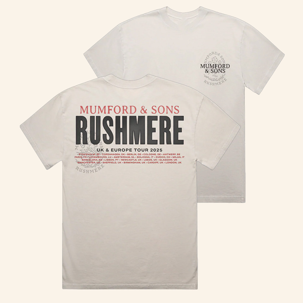 Mumford And Sons Merch Bone UK And EU Tour 2025 T-Shirt Gifts For Rock Band Fans