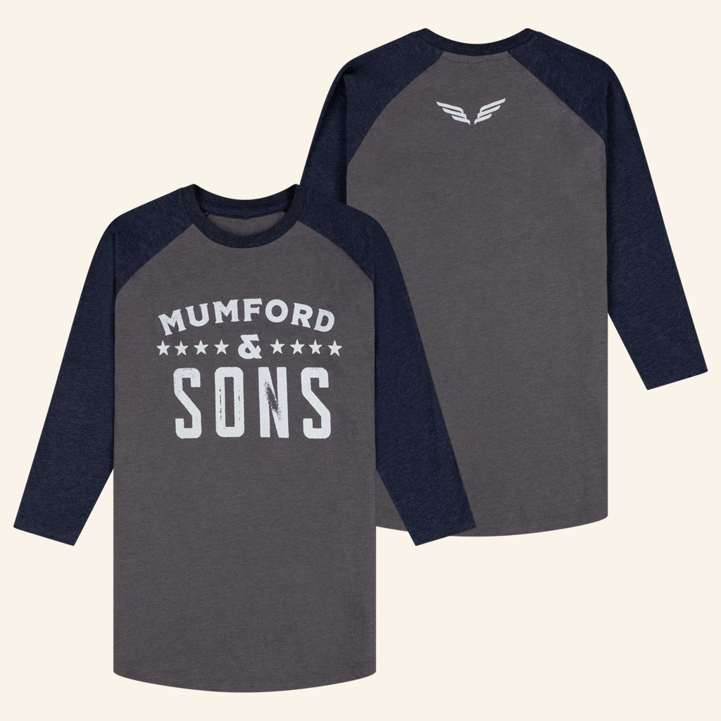 Mumford And Sons Merch Classic Logo Raglan T-Shirt Xmas Gifts For Rock Fans Mumford And Sons Merch Classic Logo Raglan T-Shirt Xmas Gifts For Rock Fans