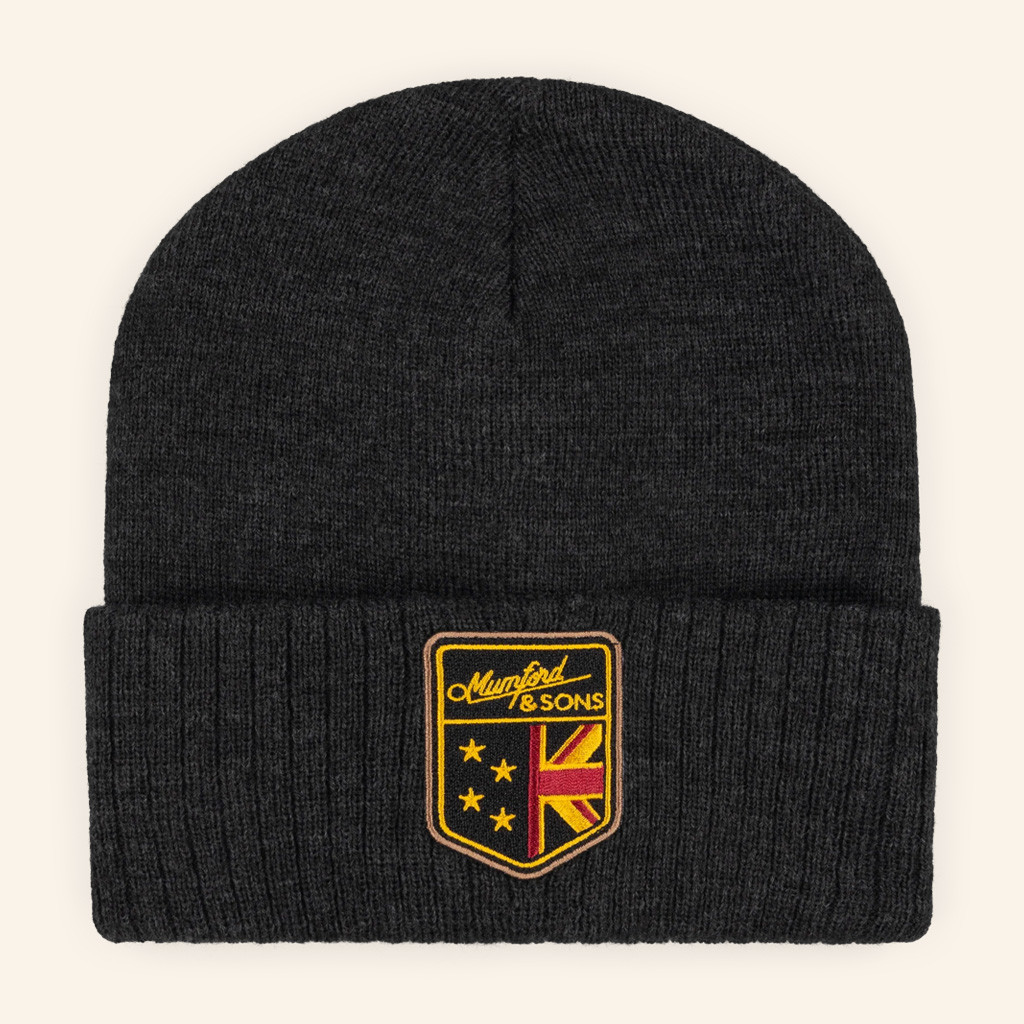 Mumford And Sons Merch Dark Grey Arms Logo Beanie Christmas Gifts For Husband Mumford And Sons Merch Dark Grey Arms Logo Beanie Christmas Gifts For Husband