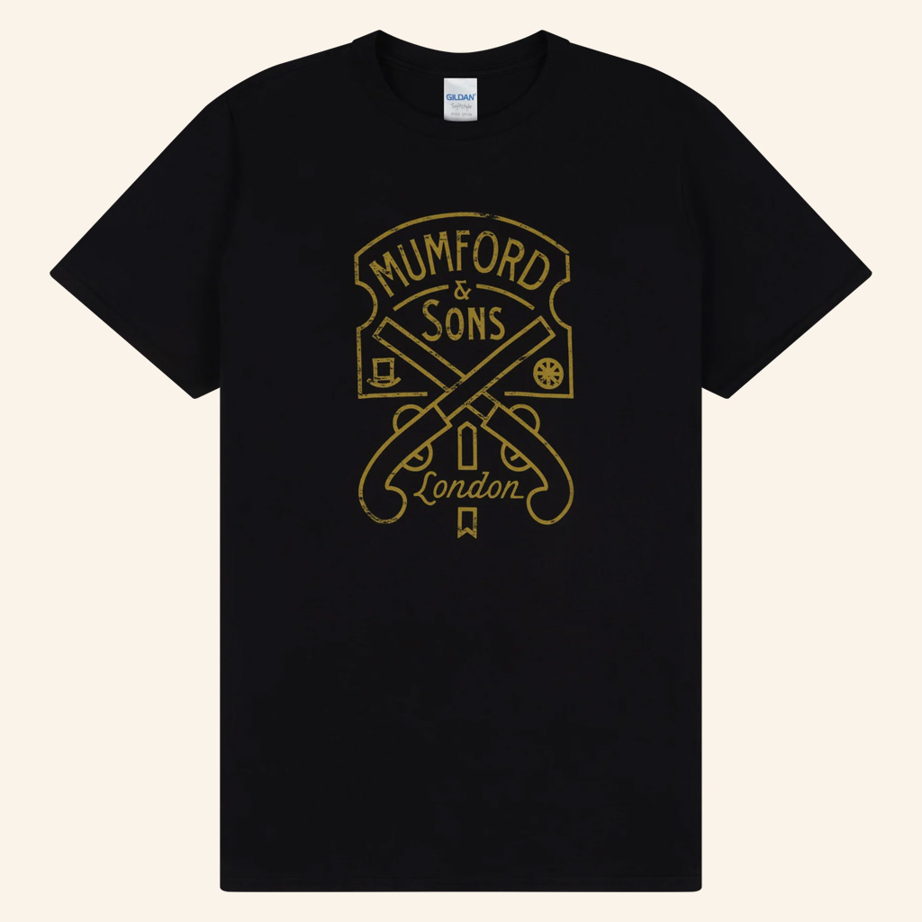 Mumford And Sons Merch Pistol Logo Print T-Shirt Christmas Gifts For Guys Mumford And Sons Merch Pistol Logo Print T-Shirt Christmas Gifts For Guys