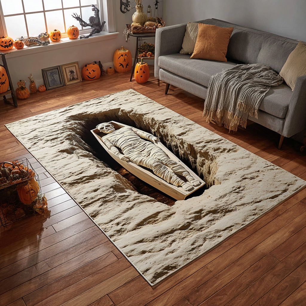 Mummy Legend Area Rug Front Door Idea Halloween Wedding Gifts
