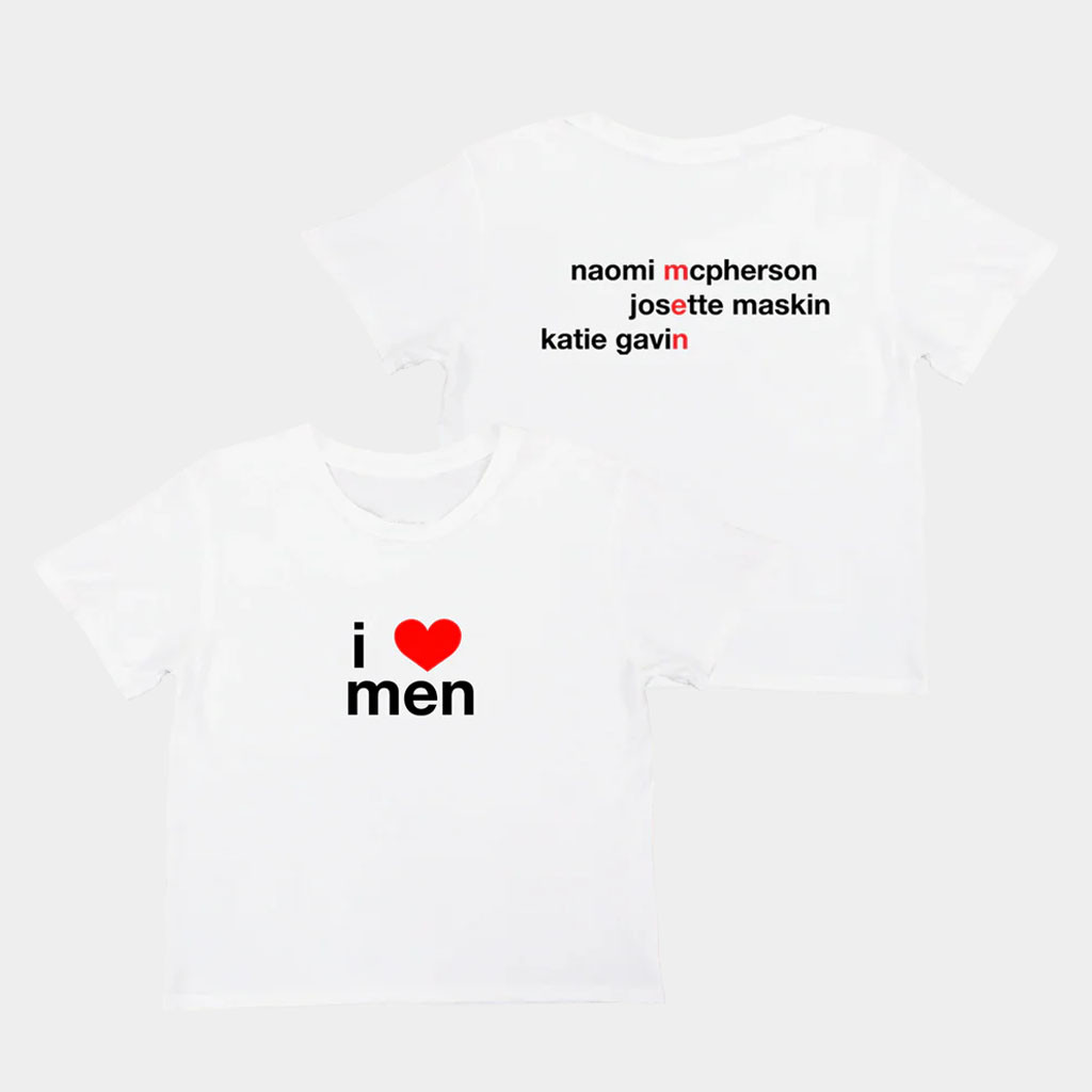 Muna Merch I Heart Men Baby Tee White Best Gifts For Pop Band Lovers Muna Merch I Heart Men Baby Tee White Best Gifts For Pop Band Lovers