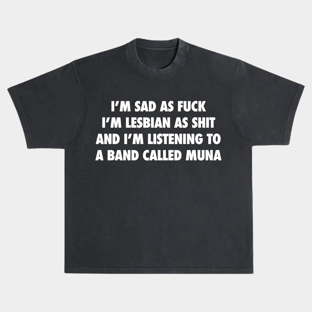 Muna Merch I'm Listening to MUNA T-Shirt Best Gifts For Pop Music Fans-1 Muna Merch I'm Listening to MUNA T-Shirt Best Gifts For Pop Music Fans-1