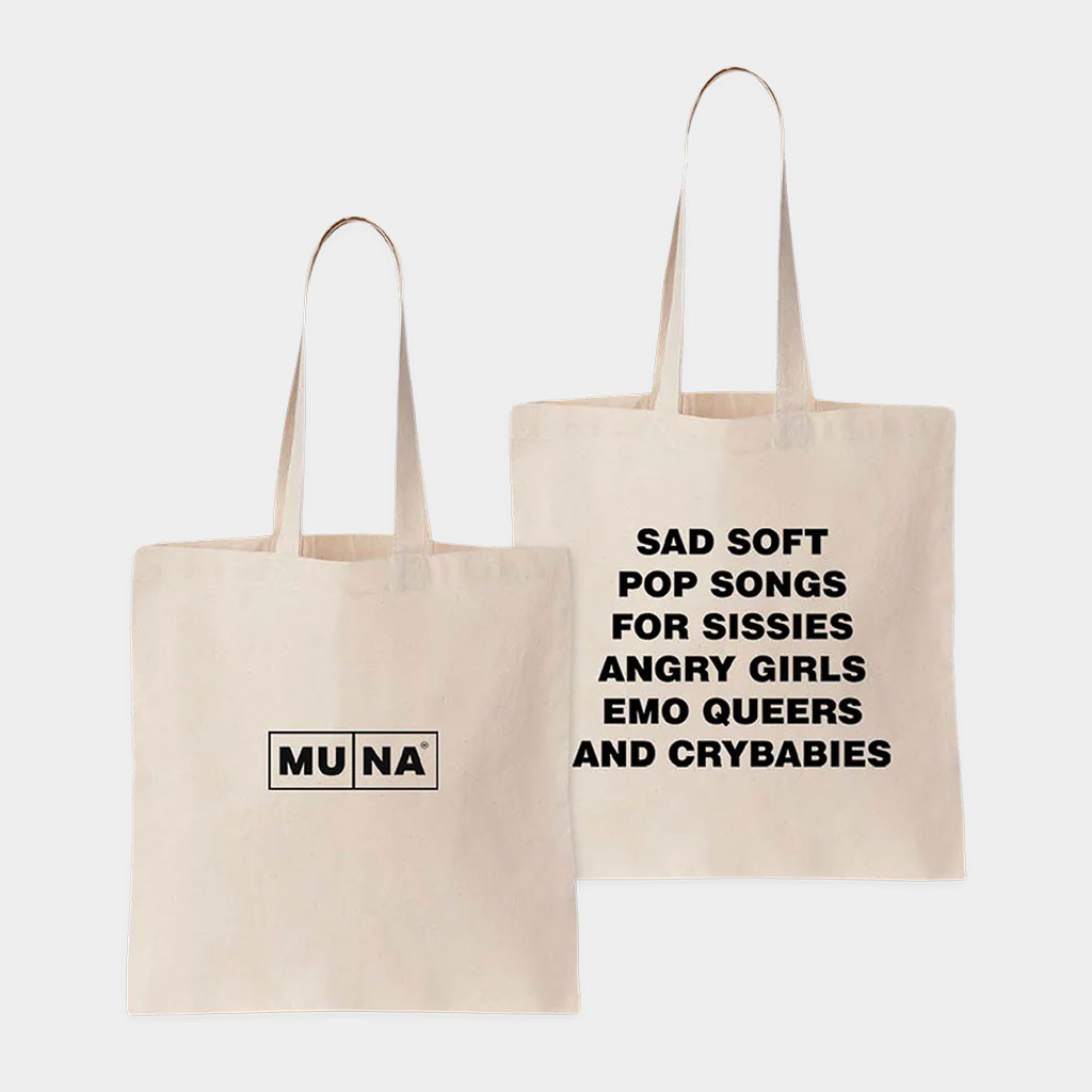 Muna Merch Sad Soft Pop Songs Tote Bag Presents For Music Lovers-1 Muna Merch Sad Soft Pop Songs Tote Bag Presents For Music Lovers-1