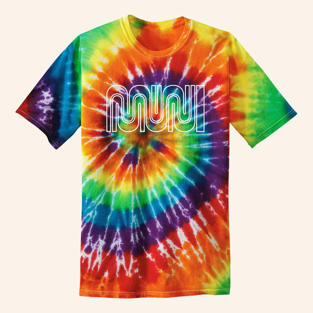 Muni Merch Muni Tie Dye T-Shirt Gift Ideas For Husband