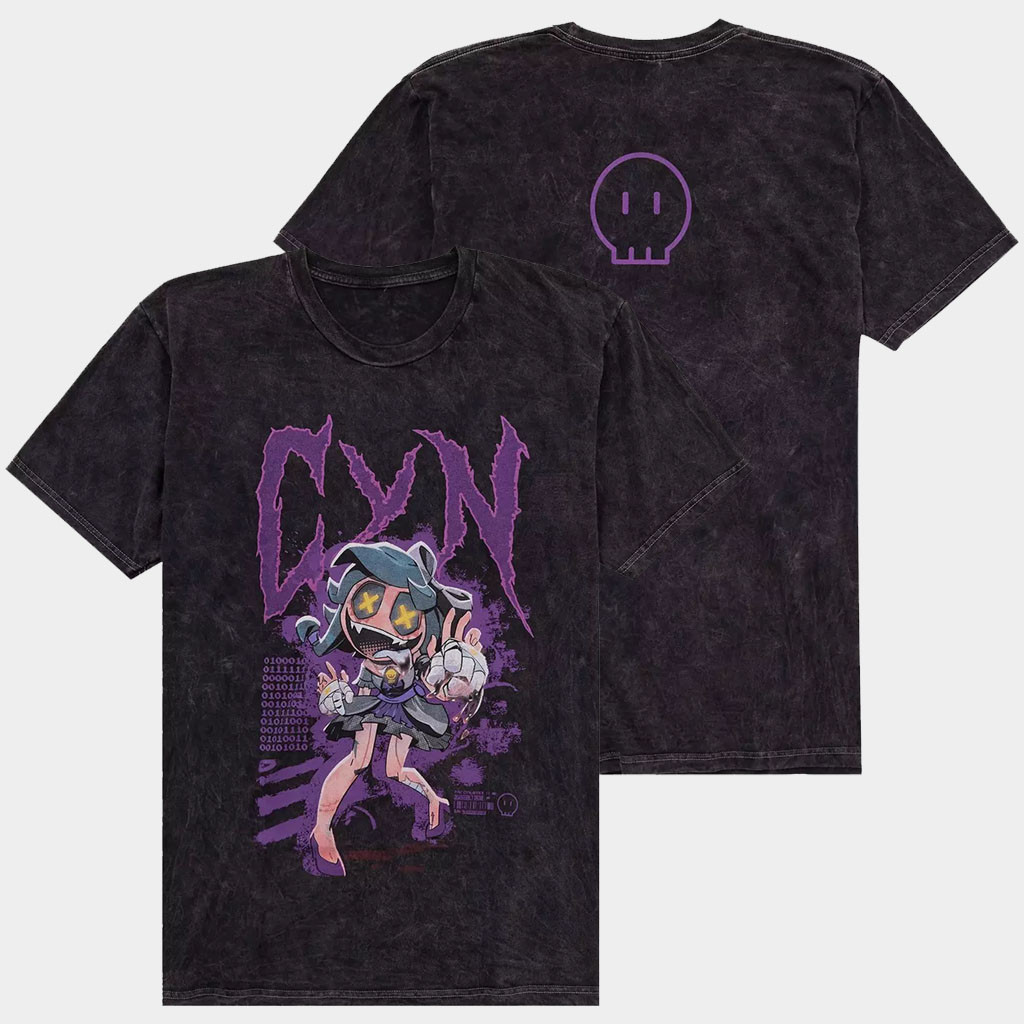 Murder Drones Merch Murder Drones Cyn Wash T-Shirt Birthday Gift For Sister