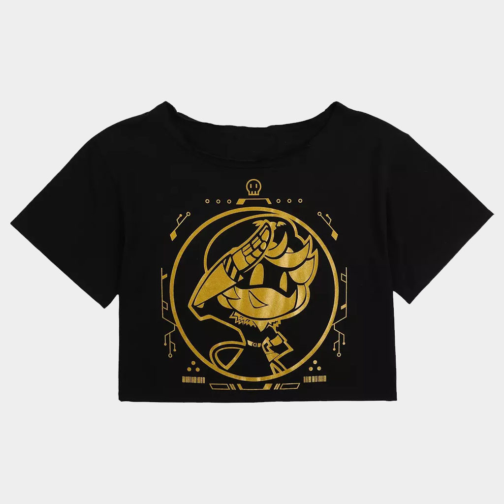 Murder Drones Merch Murder Drones N Foil Girls Cropped T-Shirt Birthday Gift For Her