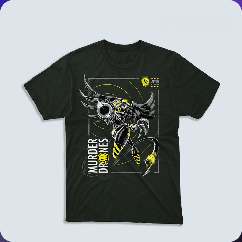 Murder Drones Merch V - Ready To Kill T-Shirt Glitch Productions Merch Fan Gifts